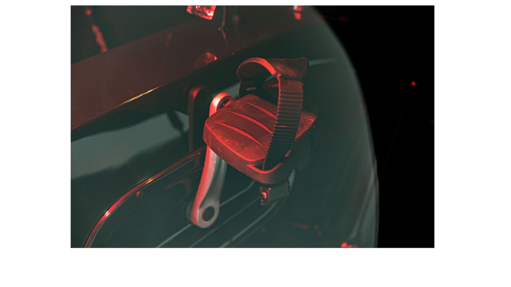 INFRABIKE® Infrarot-Fahrradzone durch das Bullauge sichtbar